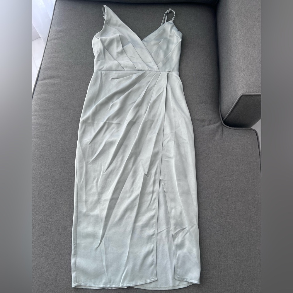 Mint green dress